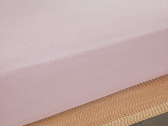 English Home hoeslaken - King Size - 100% Katoen - 180x200 cm - Licht roze