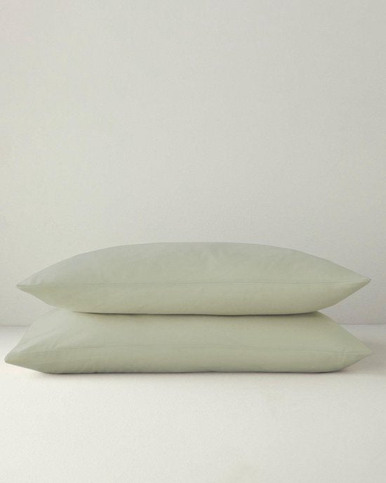 English Home kussensloop - Set van 2 stuks - 50x70cm – Groen
