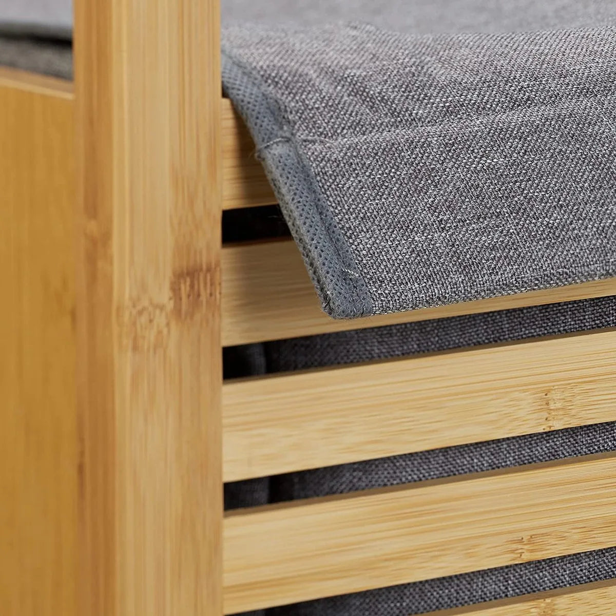 Azuru Wasmand met 2 Vakken en Opbergplank – Wassorteerder – Max. 30 kg - Zwart