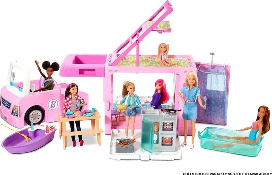 Barbie 3-in-1 DroomCamper & accessoires