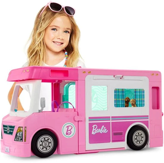 Barbie 3-in-1 DroomCamper & accessoires