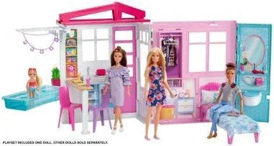 Barbie Huis met Barbiepop