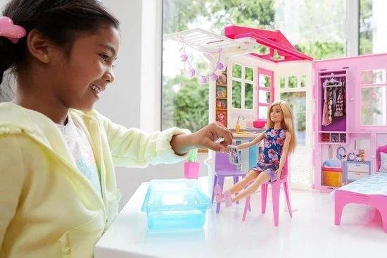 Barbie Huis met Barbiepop