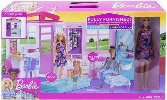 Barbie Huis met Barbiepop