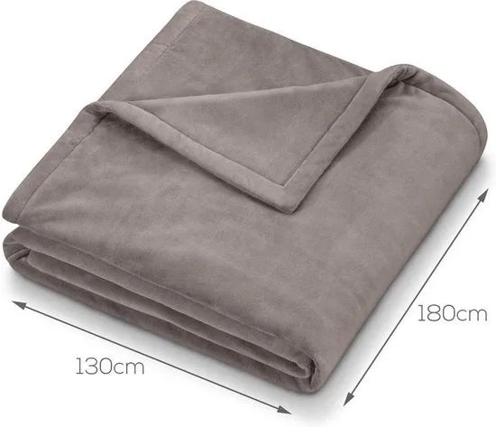 Beurer Elektrische Deken - Warmtedeken - 1 persoons 180x130cm - Test: Zeer goed - Automatische uitschakeling - Taupe - 3 Jaar Garantie