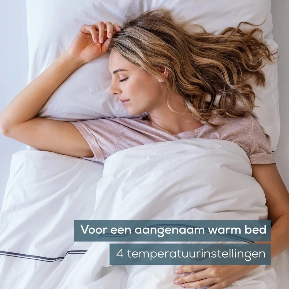 Beurer Elektrische onderdeken 1 persoons - Elektrische deken 150x80cm - Onderdeken - Snelle opwarming - BSS (Beurer Safety System) - Ademend fleece - Wit