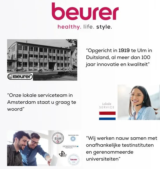 Beurer Elektrische onderdeken 1 persoons - Elektrische deken 150x80cm - Onderdeken - Snelle opwarming - BSS (Beurer Safety System) - Fleece/Katoen - Wit