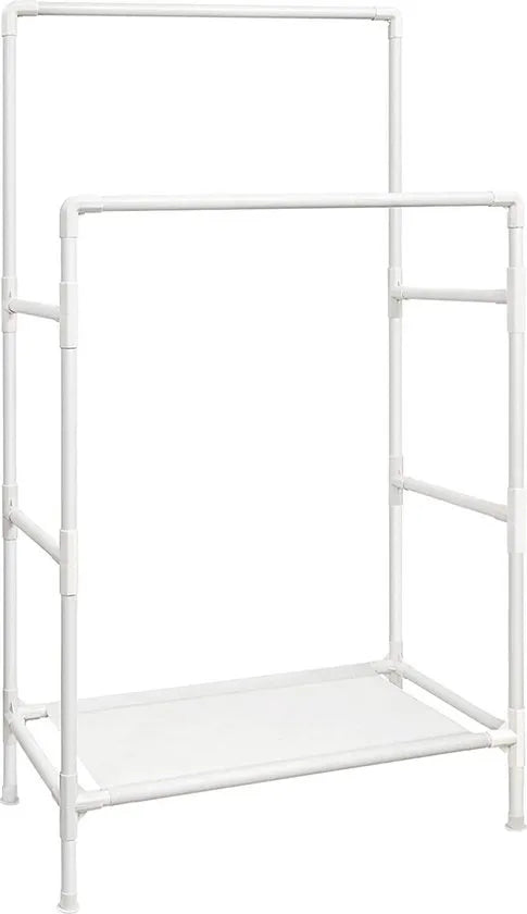 Bobbel Home - Kledingrek - Belastbaar tot 70 kg - wit