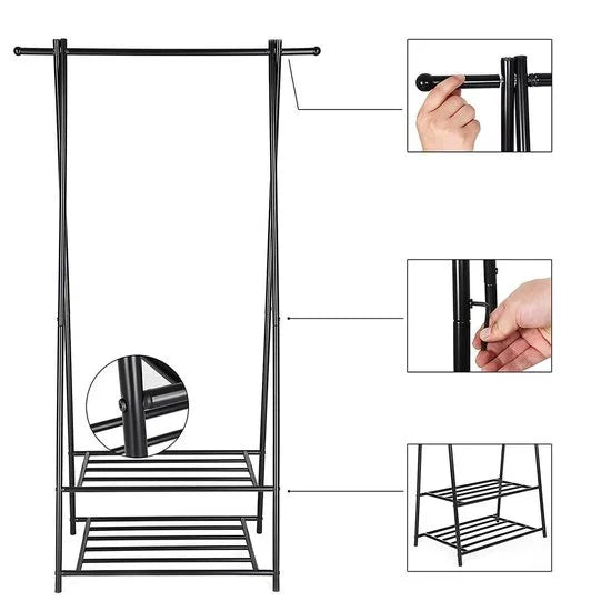 Bobbel Home - Metalen Kledingrek