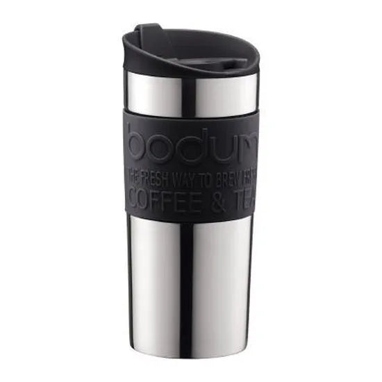 Bodum Chambord Cafetiere met Travelmug - 1.0 l - Zwart