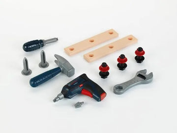 Bosch DIY case with cordless drill, blue