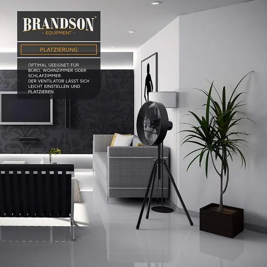 Brandson driepoot design ventilator