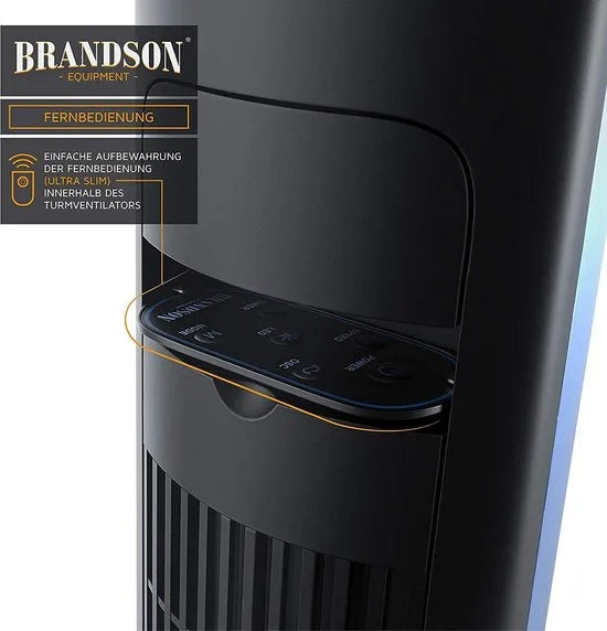 Brandson torenventilator met afstandsbediening 108 cm