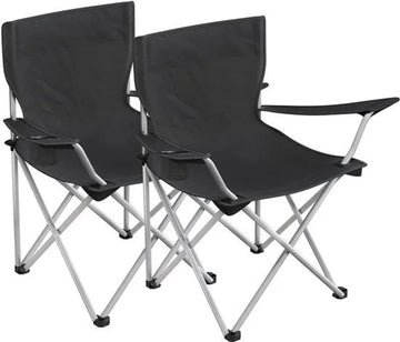 By shayne - Campingstoelen - Set van 2 - Klapstoelen met armleuningen