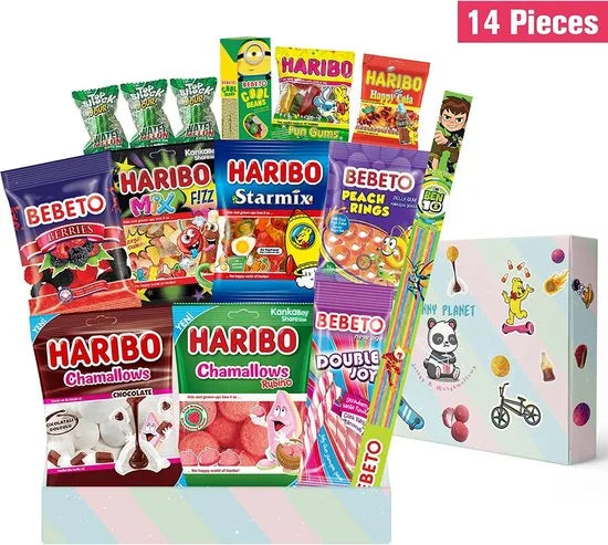 Carian`s Bistro - Snoepmix - Zacht Snoep - Zoet & Zuur - Gemixte Snoep - 14 Stuks