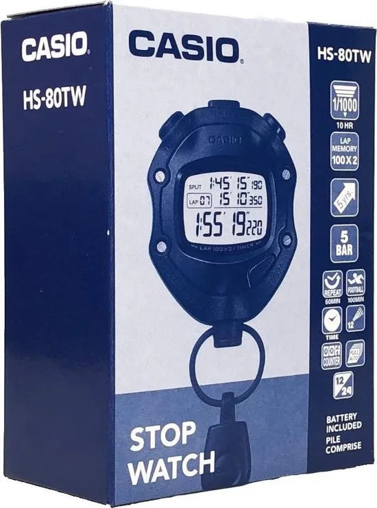 Casio HS 80TW 1EF Unisex horloge - 20 cm
