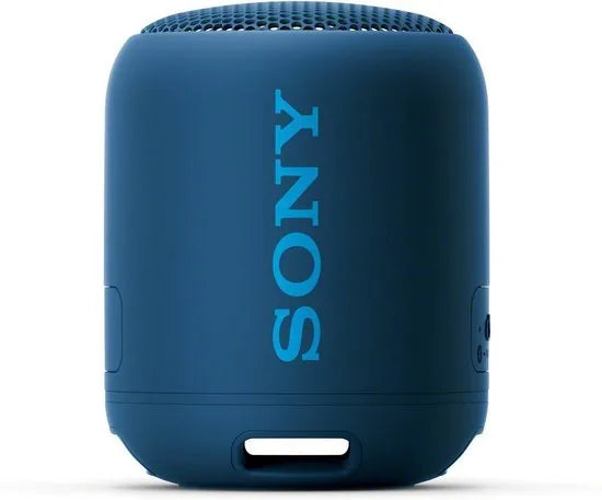 Compact Bluetooth speaker with strap – Blauw