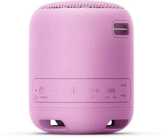 Compact Bluetooth speaker with strap – Roze