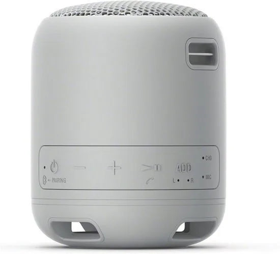 Compact Bluetooth speaker with strap – Grijs
