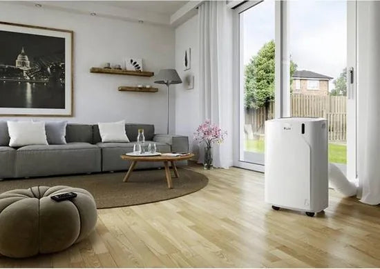 De’Longhi Pinguino PAC EM82 - Mobiele airconditioner met koeling- en ontvochtigingsfunctie - Ruimte tot 80 m³ - Wit