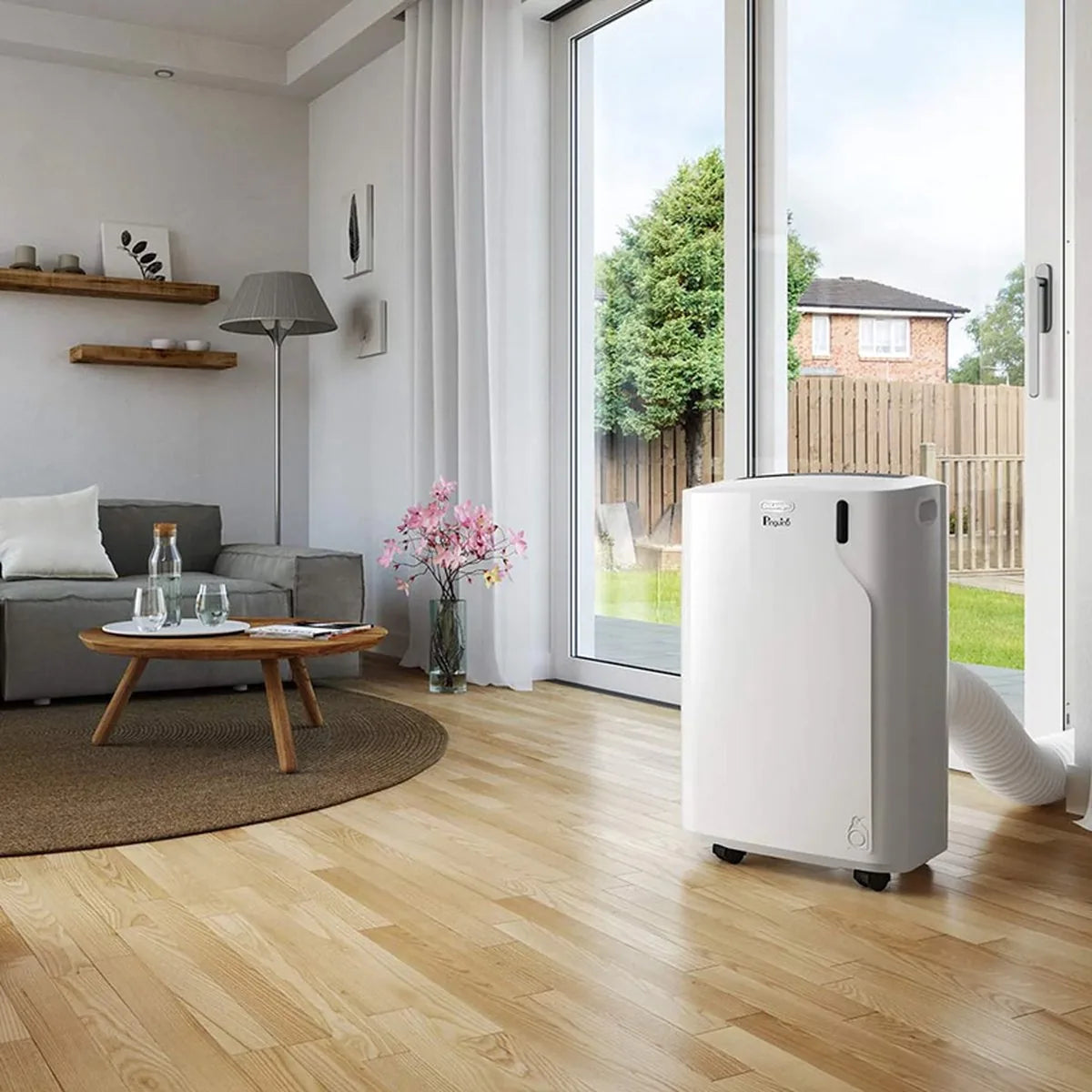 De’Longhi Pinguino PAC EM82 - Mobiele airconditioner met koeling- en ontvochtigingsfunctie - Ruimte tot 80 m³ - Wit