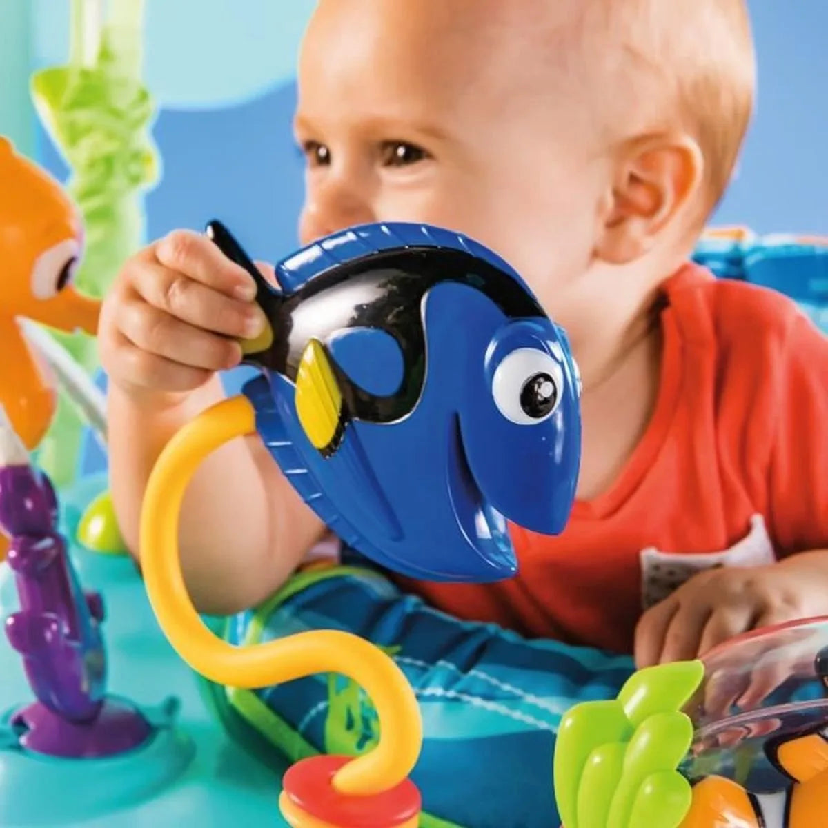 Disney Baby Sea of ​​Activities Jumper Wipstoel - Finding Nemo blauw