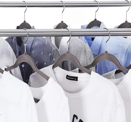Dubbel Verrijdbaar Kledingrek Op Wielen - Stevig Mobiel Verstelbaar Kleren Rek Garderoberek Staand