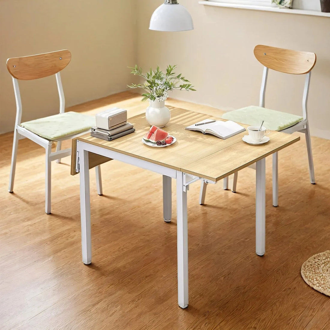 Eettafel – Opklapbare Keukentafel – 2-4 Personen – Kleine Ruimte Oplossing
