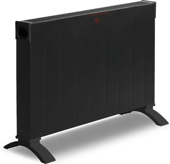 Elektrische convector kachel - Energiezuinig - Verstelbare Thermostaat - 2500 Watt - Zwart