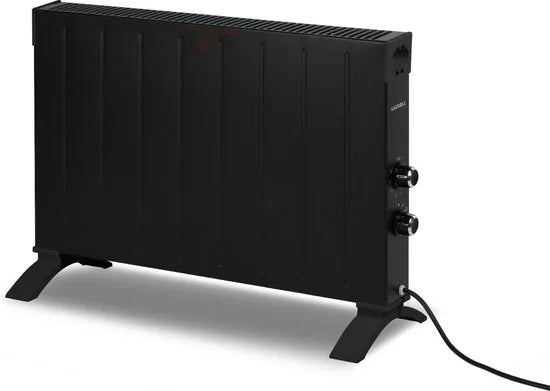 Elektrische convector kachel - Energiezuinig - Verstelbare Thermostaat - 2500 Watt - Zwart