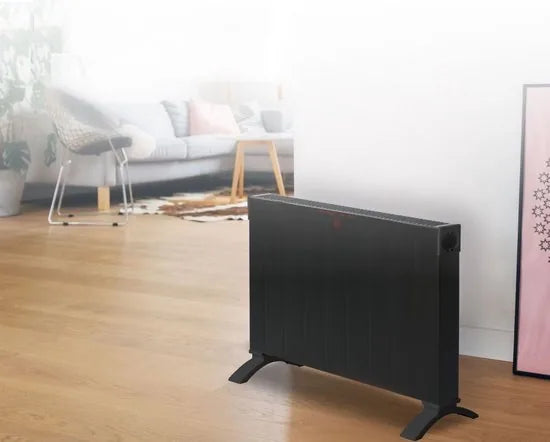Elektrische convector kachel - Energiezuinig - Verstelbare Thermostaat - 2500 Watt - Zwart
