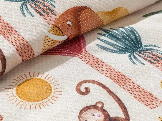 English Home babydeken - Jungle - 100x150 cm - Beige