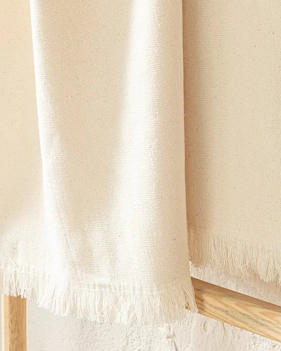 English Home- Badhanddoek - 70x140cm - Blauw – Beige 70 x 140cm 70x140cm Beige (8902)