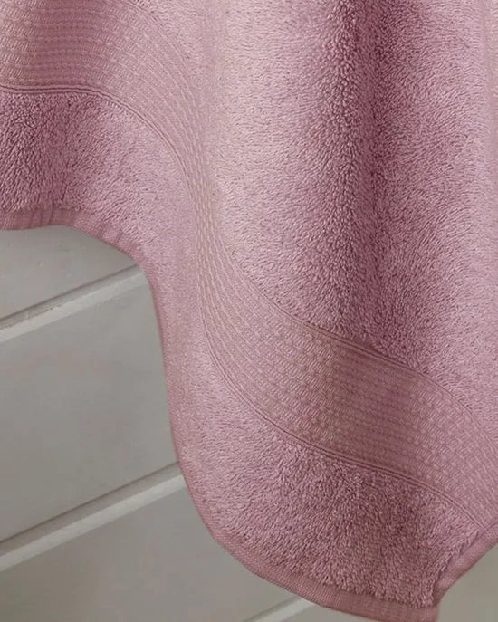 English Home- Badhanddoek - 70x140cm - Blauw – Roze 70 x 140cm 70x140cm roze (8865)