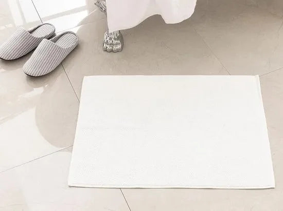 English Home badmat - 60x90 cm - Creme met een regenboog – Wit