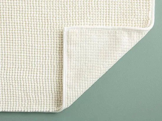 English Home badmat - 60x90 cm - Creme met een regenboog – Creme