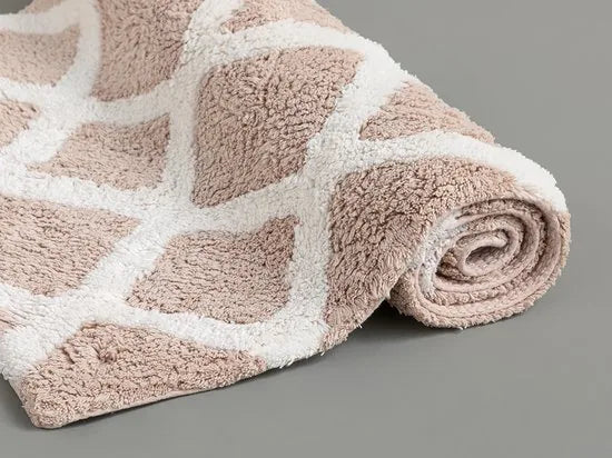 English Home badmat - 60x90 cm - Creme met een regenboog – Beige
