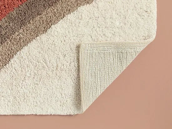 English Home badmat - 60x90 cm - Beige Rood
