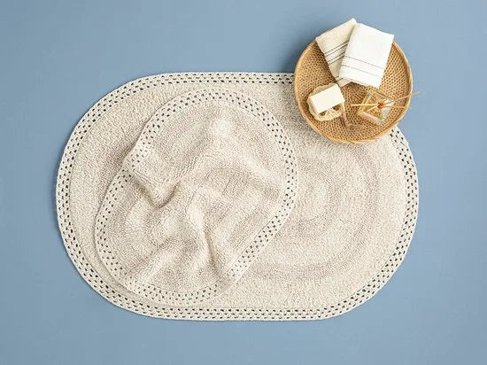 English Home badmat set - 60x90+40x60 - Beige