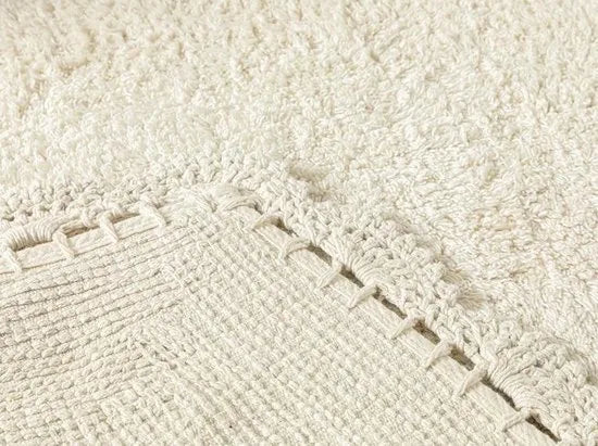 English Home badmatten - 60x90-40x60 cm - creme