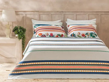 English Home bedsprei - 150x220 cm - Blauw