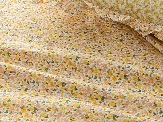 English Home bedsprei - 200x220 cm - Geel