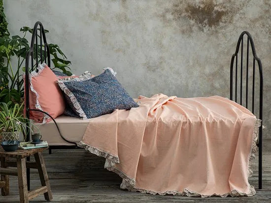 English Home bedsprei - 200x220 cm - Roze