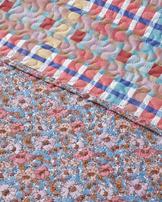 English Home dekbed zonder overtrek - Bedrukt dekbed - Wasbaar - 200x220 cm - Roze