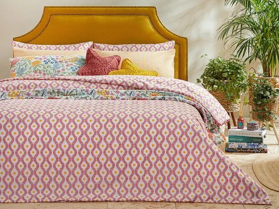 English Home dekbedovertrek - 200x220 cm - Roze