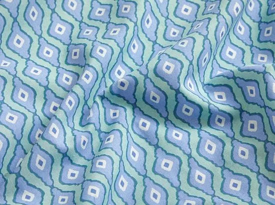 English Home Dekbedovertrek - Quarto - Mix & Match - Easy Iron - 200x220 cm - Blauw