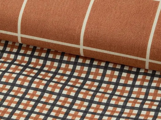 English Home - Dekbedovertrekset - 1x Hoeslaken 100x200 - Incl 1 kussensloop -160x220 cm - Terracotta