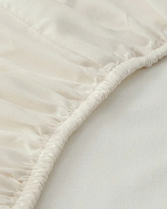 English Home - Dekbedovertrekset - 1x Hoeslaken 160x200 - Incl 2 kussenslopen - 200-220cm - Beige