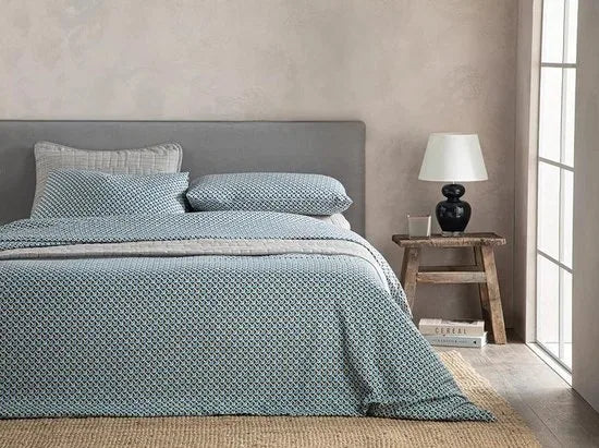 English Home dekbedovertrekset - 200x220 cm – Donker Blauw