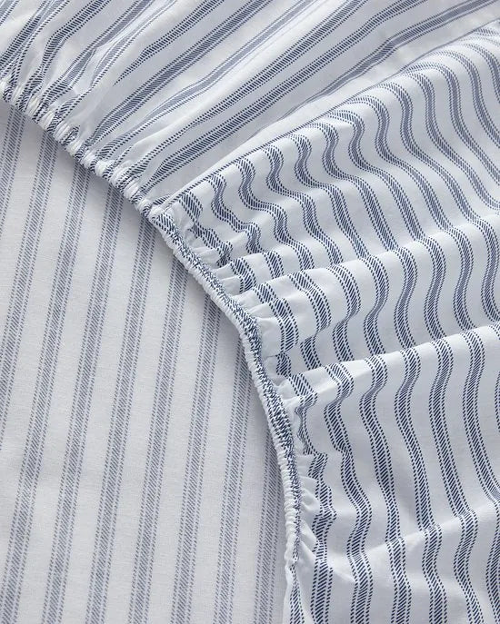 English Home - Dekbedovertrekset - Gingham - incl. Hoeslaken 160x200 - 2 kussenslopen - 200 x 220 cm - Marineblauw
